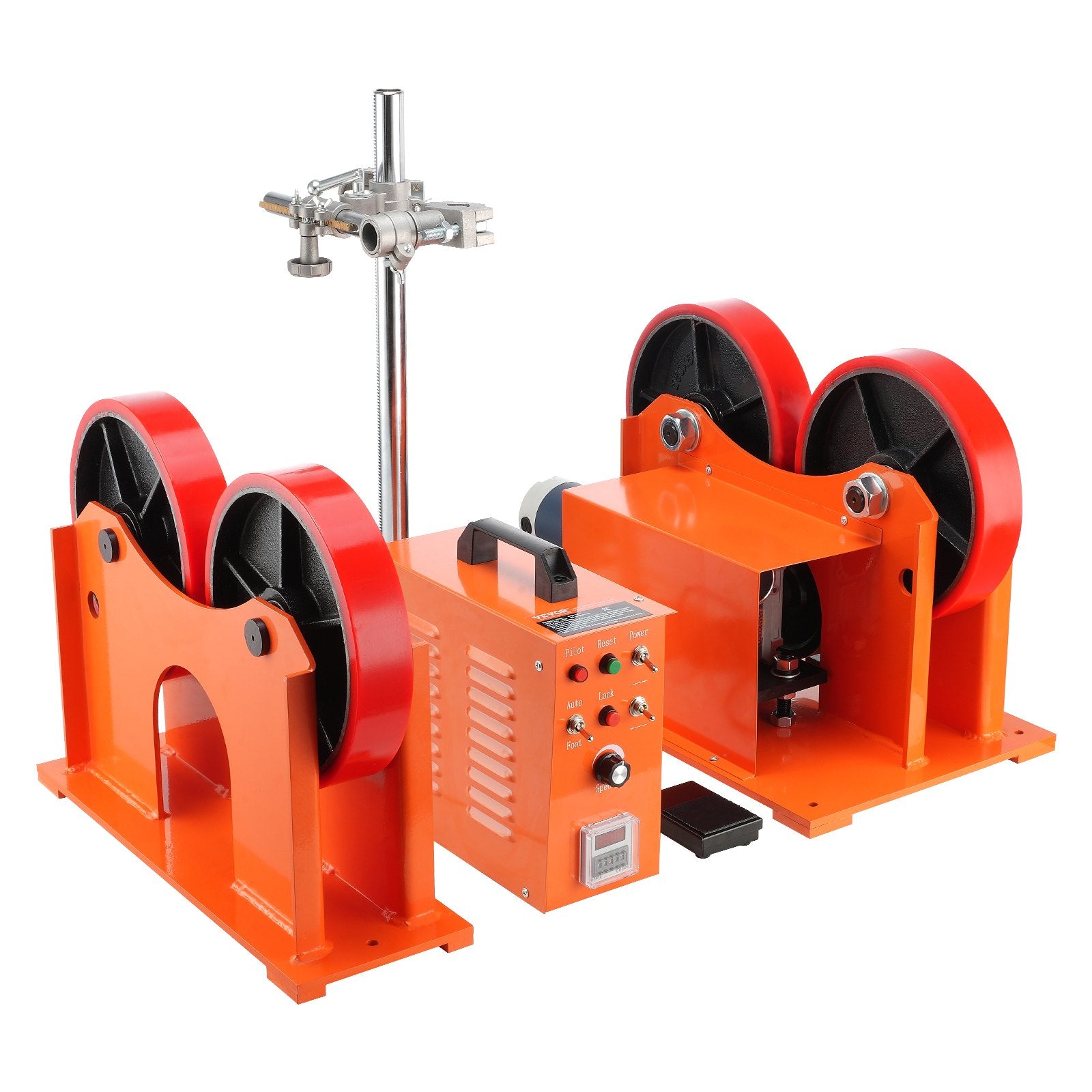 Turning Rolls Linkage Roller, 1000KG/2205LBS Loading Welding Turning Roll, 25-1400mm Diameter, 80-1600 mm/min V952-HJGLJX1000KGVKNQDV3