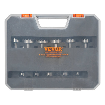Forstner Bit Set, 16 Pcs Forstner Drill Bits Set, 1/4" to 1-5/8", Carbon Steel, with Universal Round Shank, V952-HJMGPYZCSJT162UVBV0