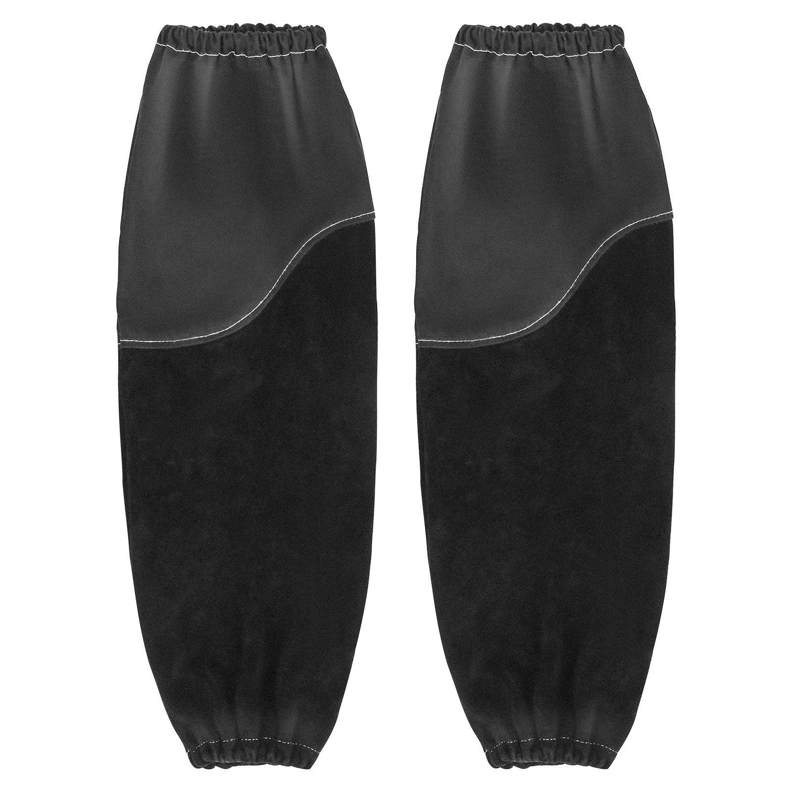 Flame Resistant Welding Work Sleeves, Heavy Duty Cowhide Leather & FR Cotton Arm Protection Sleeves for Men V952-HJTXTXNPCMCP9M0S6001V0