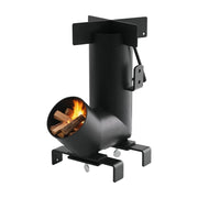 Camping Rocket Stove, Wood Burning Portable Rocket Stove with Carrying Bag for Backpacking, Carbon Steel, V952-HJXLYLTGBKZDOXBBO001V0