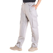 FR Pants for Men, 100% Cotton, Flame-Resistant Cargo Pants with Multi-Pockets and Elastic Waist, Reinforced V952-HJZRKZCMHSXX1T37I001V0