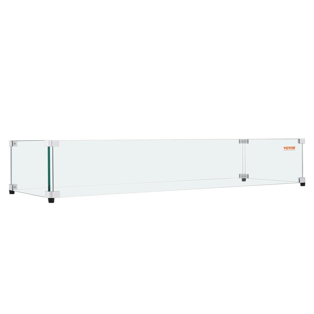 Glass Wind Guard for Rectangular Fire Pit Table 798 x 317 x 165 mm, 8mm Thick and Sturdy Tempered Glass Panel V952-HKFFZGHBLZFXM0WWOV0