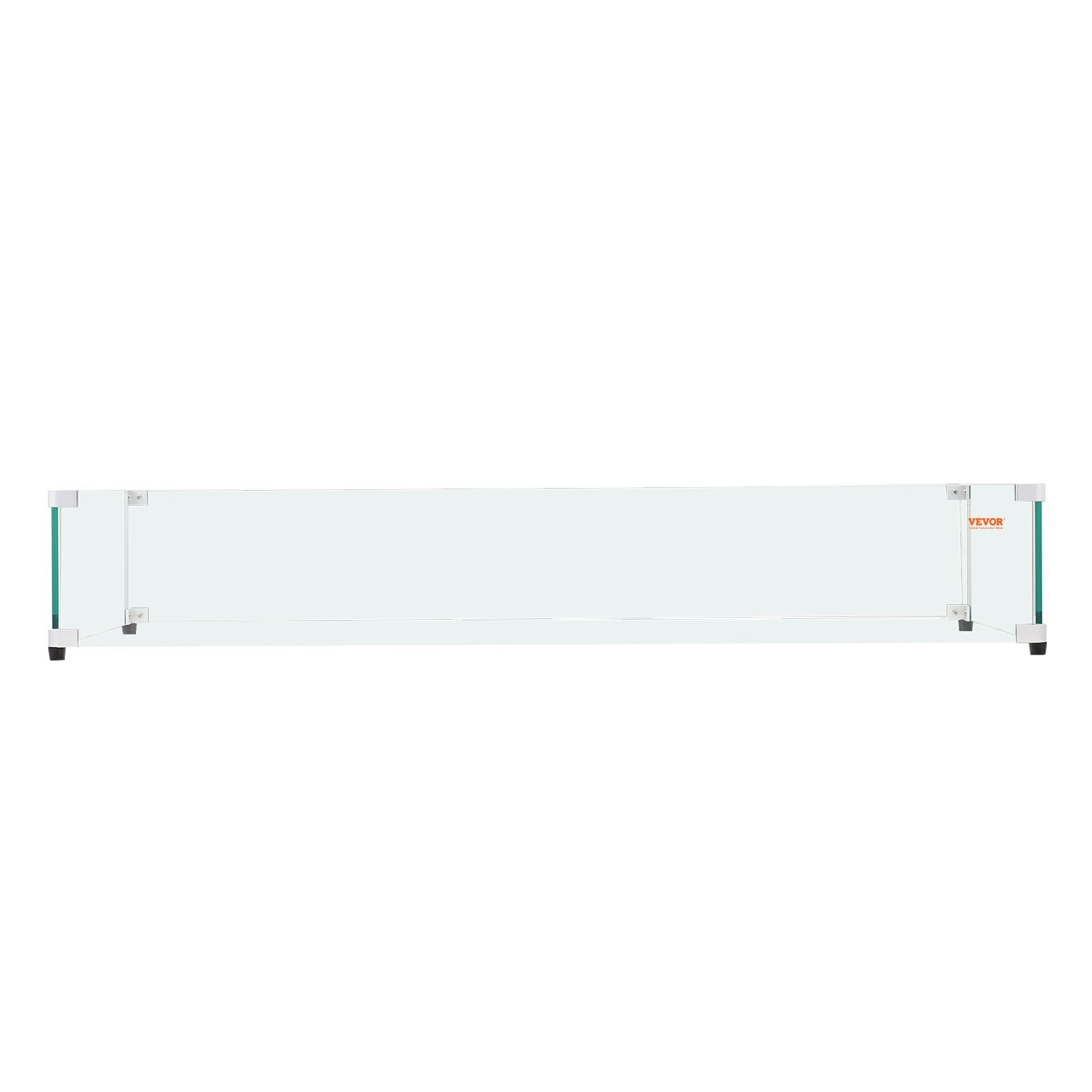 Glass Wind Guard for Rectangular Fire Pit Table 748 x 340 x 165 mm, 8mm Thick and Sturdy Tempered Glass Panel V952-HKFFZGHBLZFXSC3QFV0