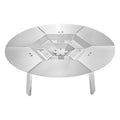 Fire Pit Heat Deflector for Solo Stove Yukon, 635 mm Bonfire Round for Wood Burning Fire Pit, 304 Stainless V952-HKGRZYX25YC038CGP001V0