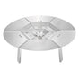 Fire Pit Heat Deflector for Solo Stove Yukon, 635 mm Bonfire Round for Wood Burning Fire Pit, 304 Stainless V952-HKGRZYX25YC038CGP001V0
