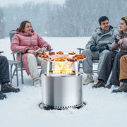 Fire Pit Heat Deflector for Solo Stove Yukon, 635 mm Bonfire Round for Wood Burning Fire Pit, 304 Stainless V952-HKGRZYX25YC038CGP001V0
