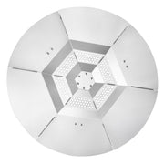 Fire Pit Heat Deflector for Solo Stove Yukon, 635 mm Bonfire Round for Wood Burning Fire Pit, 304 Stainless V952-HKGRZYX25YC038CGP001V0