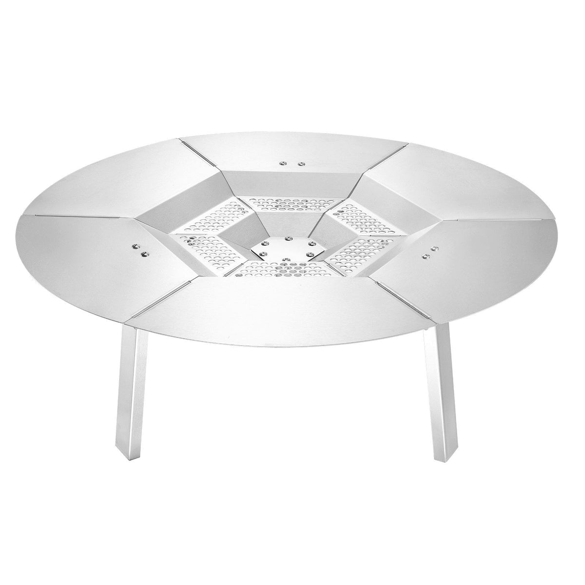 Fire Pit Heat Deflector for Solo Stove Yukon, 635 mm Bonfire Round for Wood Burning Fire Pit, 304 Stainless V952-HKGRZYX25YC038CGP001V0