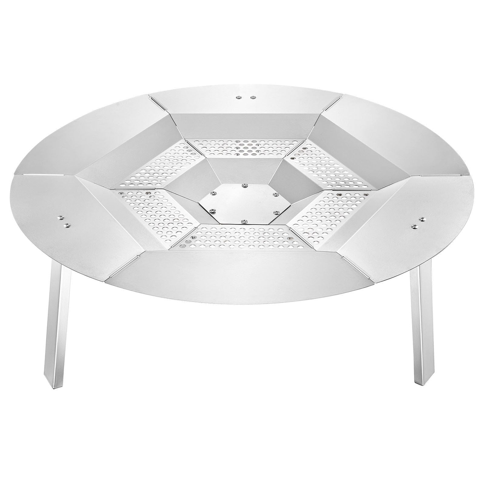 Fire Pit Heat Deflector for Solo Stove Yukon, 685.8 mm Bonfire Round for Wood Burning Fire Pit, 304 Stainless V952-HKGRZYX27YC0I1KFL001V0