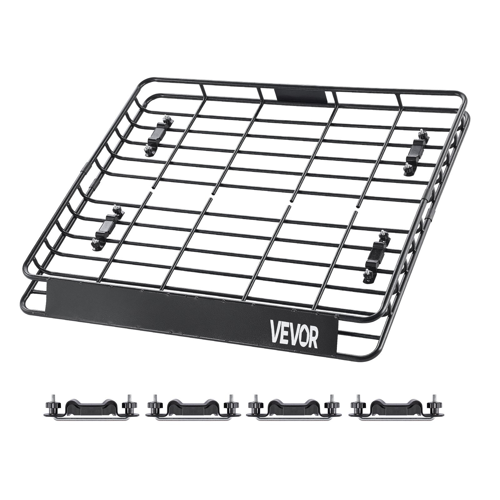 Roof Rack Cargo Carrier, 1095 x 1270 x 105 mm, Universal Rooftop Cargo Basket, Car Top Luggage Holder with 68 V952-HKSXLK4350INLIUJFV0