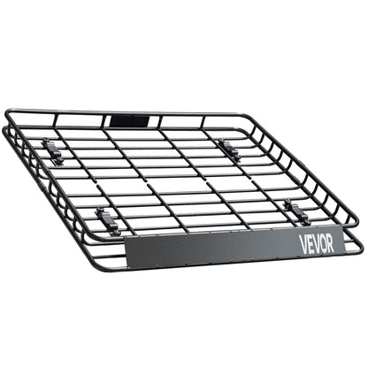Roof Rack Cargo Carrier, 1095 x 1270 x 105 mm, Universal Rooftop Cargo Basket, Car Top Luggage Holder with 68 V952-HKSXLK4350INLIUJFV0