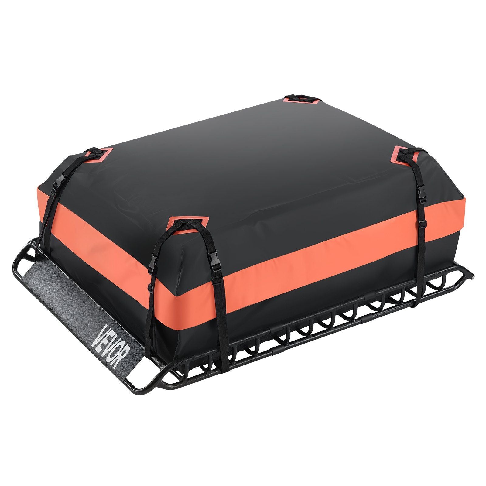 Roof Rack Basket, 1300 x 910 x 105 mm, Universal Rooftop Cargo Carrier with 44.1 x 34.3 x 10.2 in Cargo Bag, V952-HKSXLK5136IN4B8AWV0