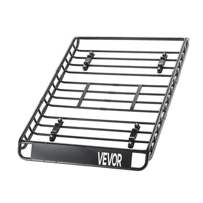 Roof Rack Basket, 1300 x 910 x 105 mm, Universal Rooftop Cargo Carrier with 44.1 x 34.3 x 10.2 in Cargo Bag, V952-HKSXLK5136IN4B8AWV0
