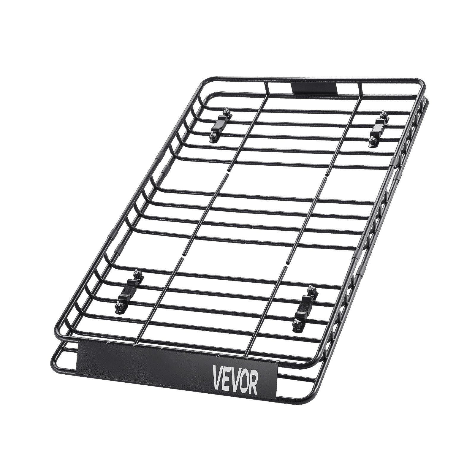 Roof Rack Basket, 1625 x 990 x 105 mm, Universal Rooftop Cargo Carrier with 1120 x 870 x 260 mm Cargo Bag, V952-HKSXLK6439INXPVB0V0