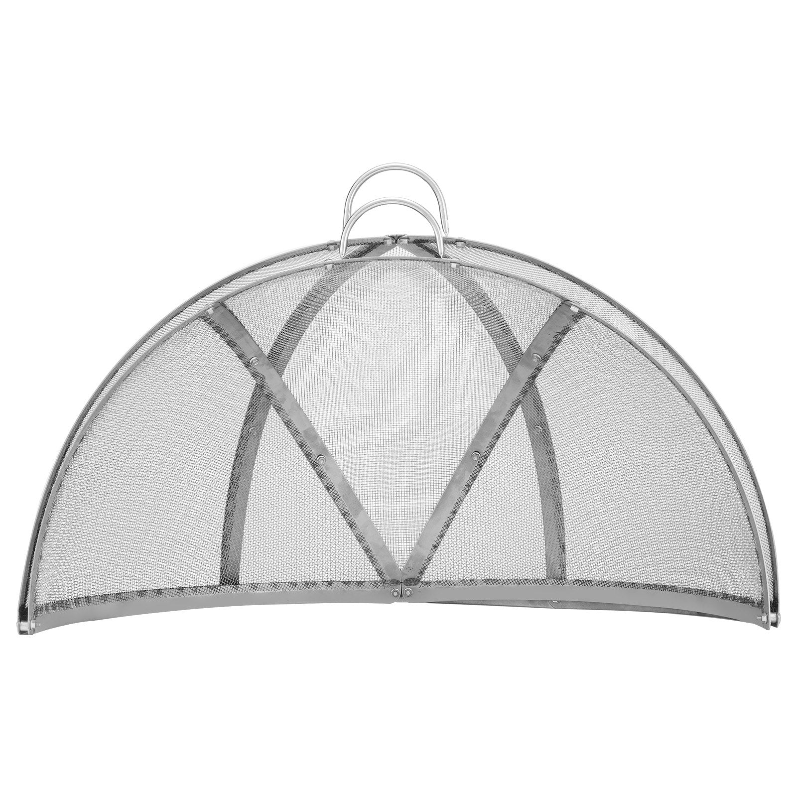 Firepit Spark Screen Lid, 40" Diameter, Outdoor Firepit Ring Cover Round Accessories, Fire Pit Metal Cover, V952-HKWZ201BXGQXHKE2TV0