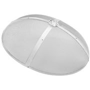 Fire Pit Spark Screen Round 40", Reinforced Heavy Duty Steel Metal Cover, Outdoor Firepit Lid, Easy-Opening V952-HKWZ201BXGYXUJKVMV0