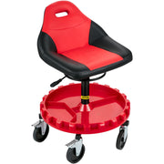 Rolling Garage Stool 300LBS Adjustable Mechanic Work Shop Seat w/Casters V952-HKYSCLWXDC6QRMFLIV0