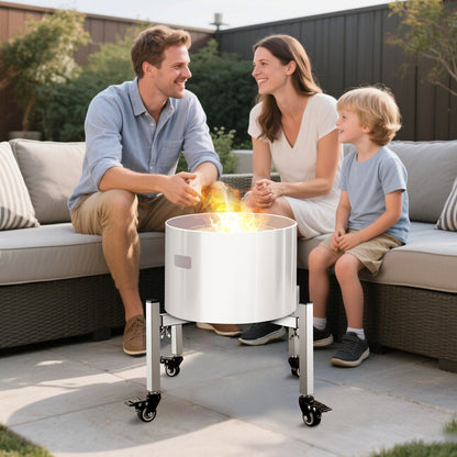 Fire Pit Stand, 38-68.6 cm Adjustable Stretch with 4 Casters, Firepit Stand for Solo Stove Bonfire Ranger V952-HKZJXXFG1527AIXIG001V0