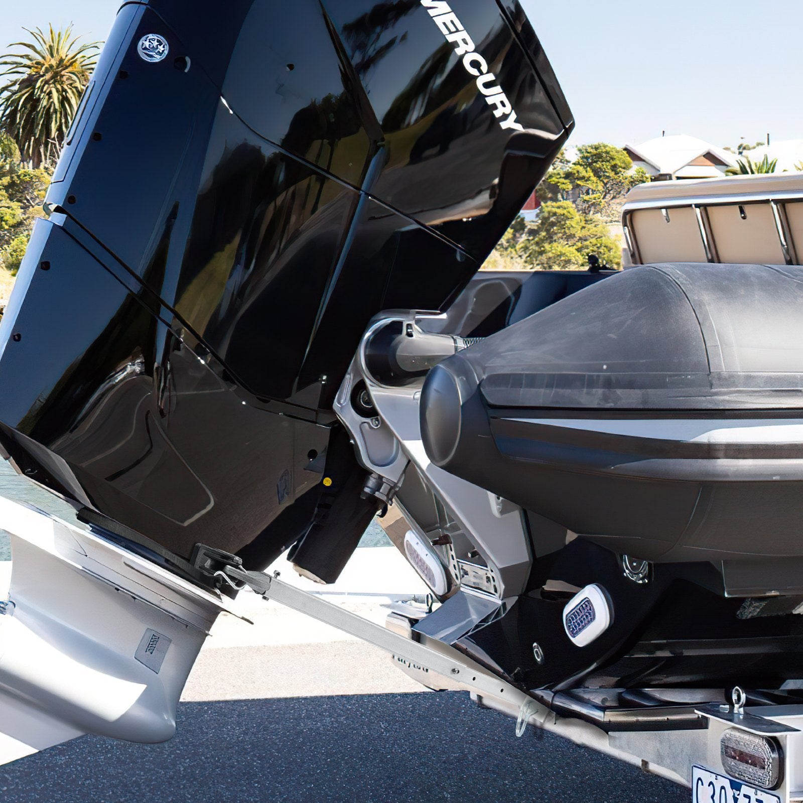 Transom Saver, 23-35 in, Adjustable Boat Transom Saver with Composite Head, Corrosion-Resistant V952-HLBHQFHTK233C6IOUV0