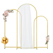 Wedding Arch Backdrop Stand, Set of 3, Metal Stable Stand with Case Connection & Chassis Crossbar Design, V952-HLGMBJJBYDJS5NFMOV0