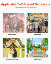Wedding Arch Backdrop Stand, Set of 3, Metal Stable Stand with Case Connection & Chassis Crossbar Design, V952-HLGMBJJBYDJS5NFMOV0