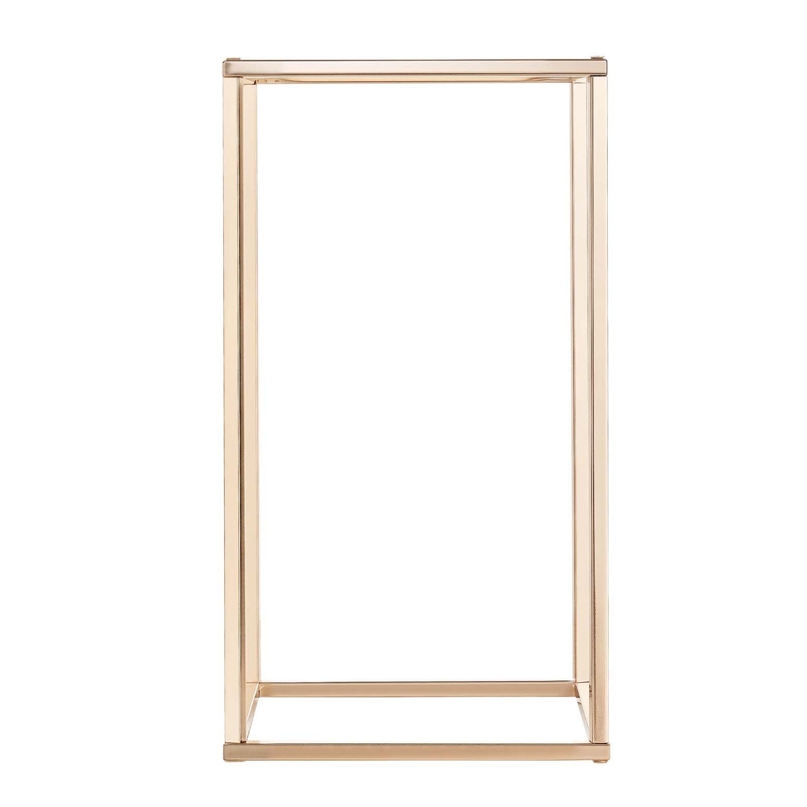 Wedding Flower Stand, 10PCS 40cm Column Flower Stand, Floral Stands with Acrylic Laminate, Gold Rectangular V952-HLHJLFT10J40F3YRH001V0