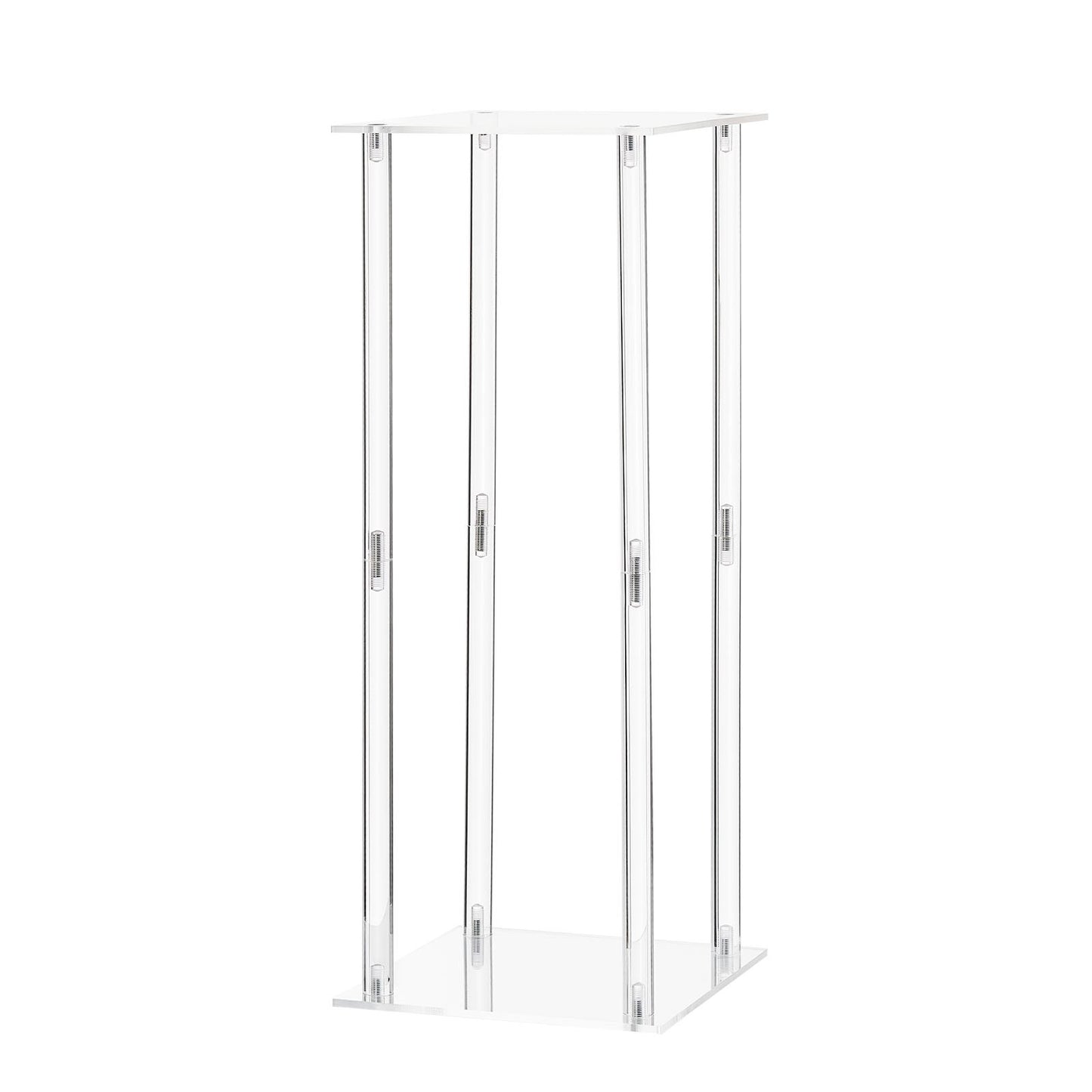 Wedding Flower Stand, 10PCS 50cm Column Flower Stand, Floral Stands with Acrylic Laminate, Cylindrical Cubic V952-HLHJLFT10J505M19U001V0