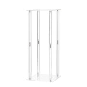 Wedding Flower Stand, 10PCS 50cm Column Flower Stand, Floral Stands with Acrylic Laminate, Cylindrical Cubic V952-HLHJLFT10J505M19U001V0