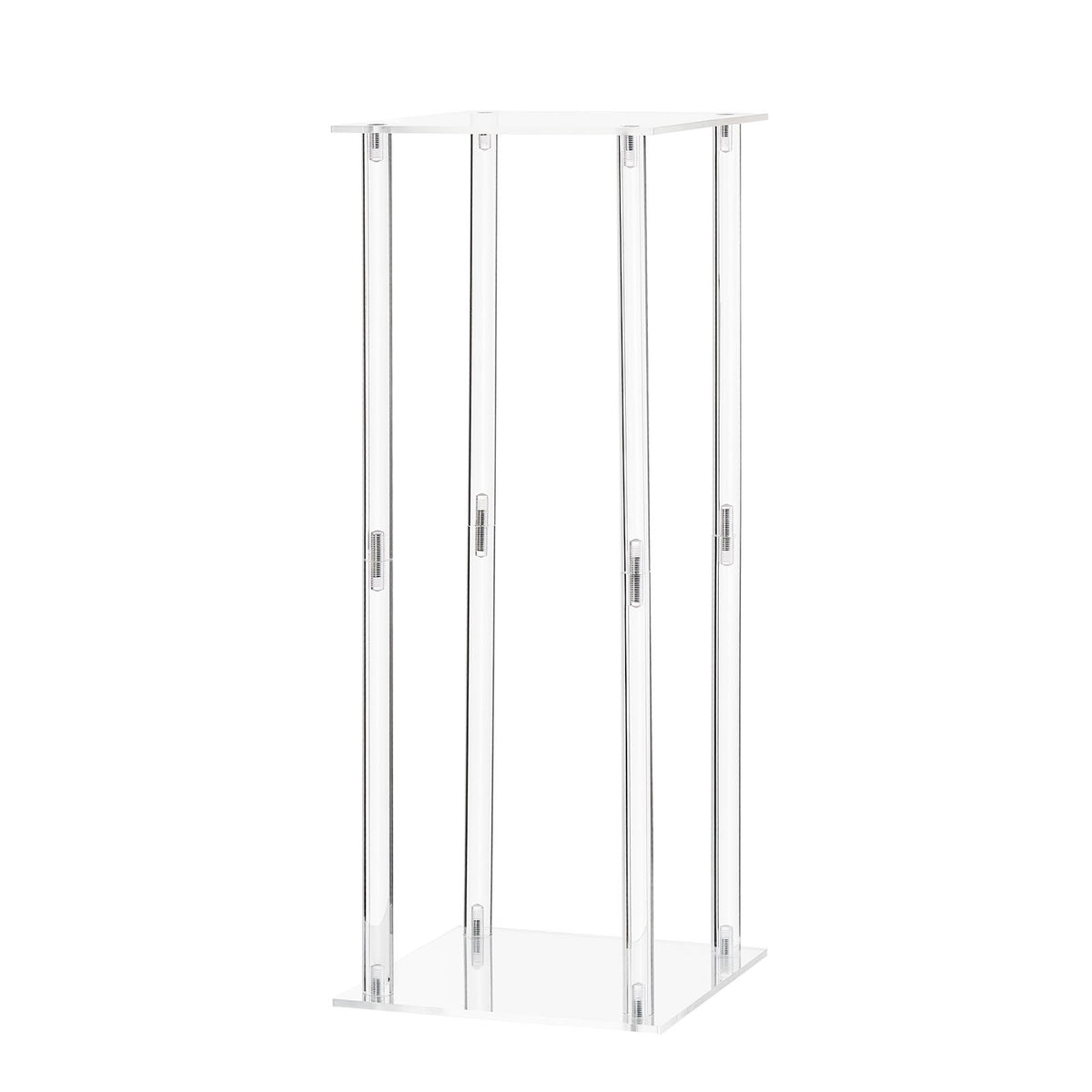 Wedding Flower Stand, 10PCS 50cm Column Flower Stand, Floral Stands with Acrylic Laminate, Cylindrical Cubic V952-HLHJLFT10J505M19U001V0