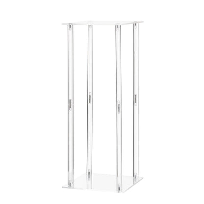 Wedding Flower Stand, 10PCS 50cm Column Flower Stand, Floral Stands with Acrylic Laminate, Cylindrical Cubic V952-HLHJLFT10J505M19U001V0