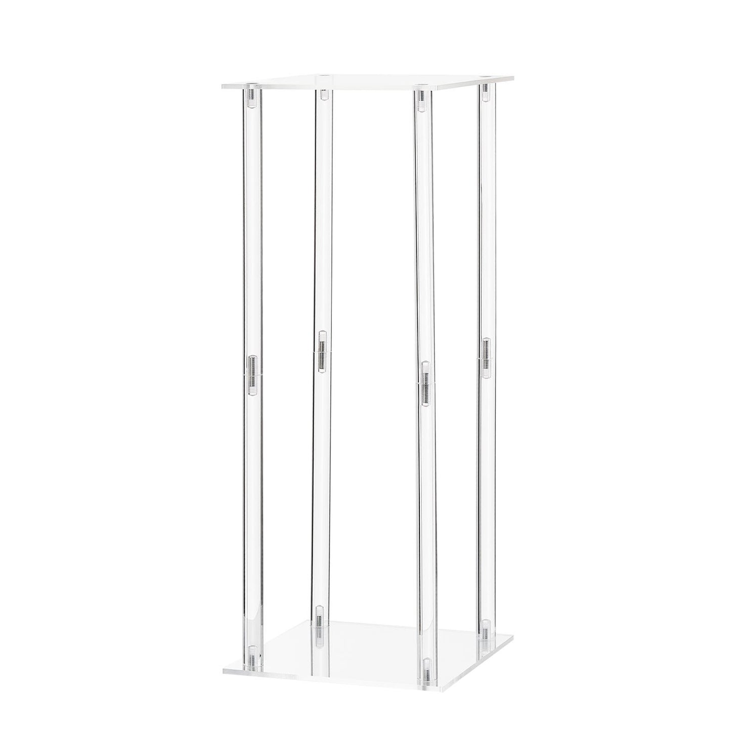 Wedding Flower Stand, 10PCS 50cm Column Flower Stand, Floral Stands with Acrylic Laminate, Cylindrical Cubic V952-HLHJLFT10J505M19U001V0