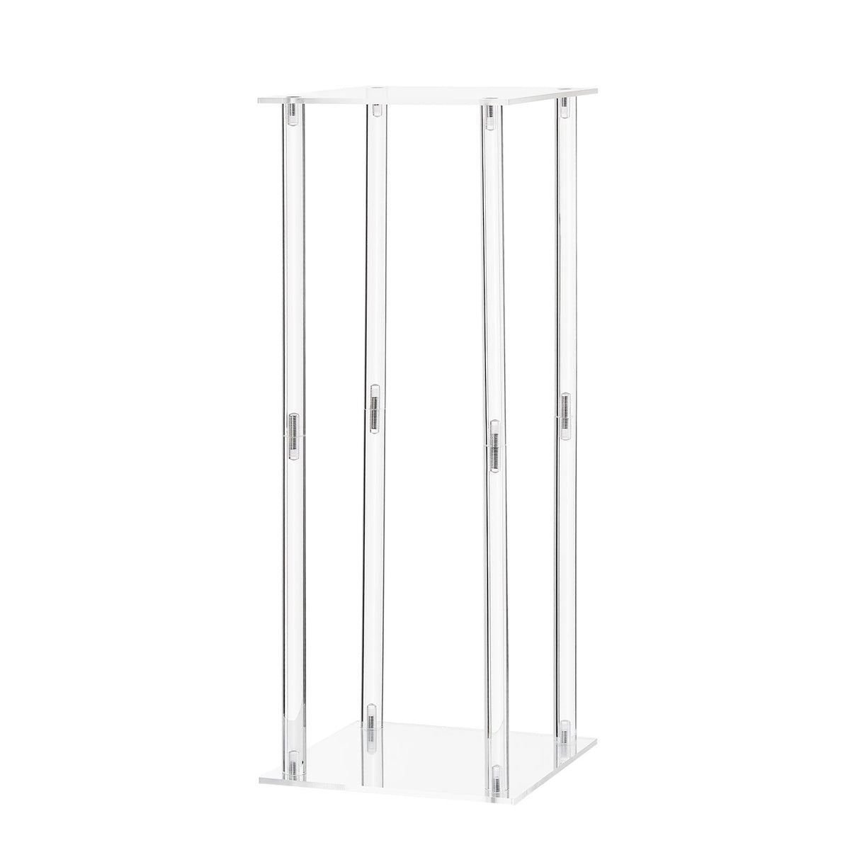 Wedding Flower Stand, 10PCS 50cm Column Flower Stand, Floral Stands with Acrylic Laminate, Cylindrical Cubic V952-HLHJLFT10J505M19U001V0