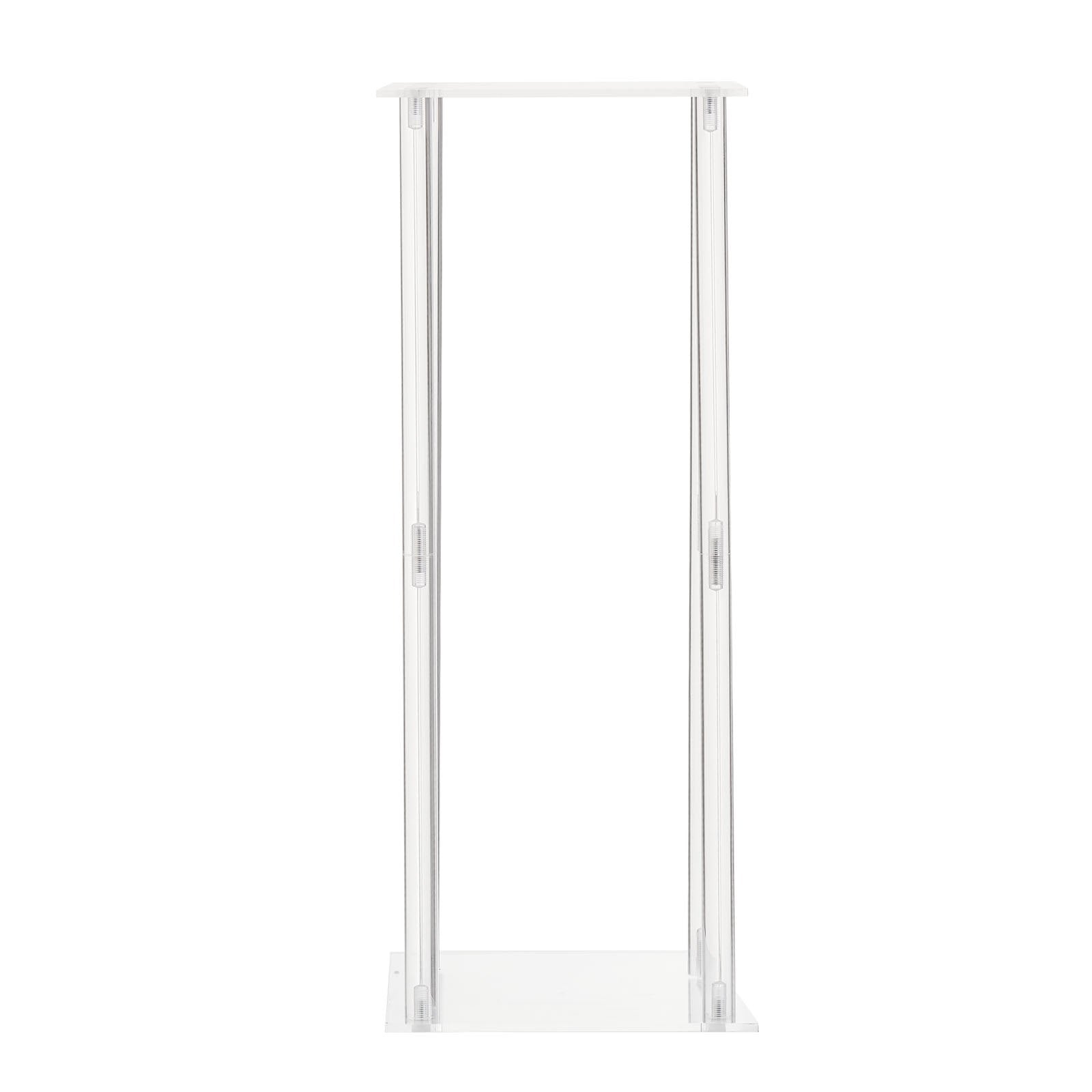 Wedding Flower Stand, 10PCS 50cm Column Flower Stand, Floral Stands with Acrylic Laminate, Cylindrical Cubic V952-HLHJLFT10J505M19U001V0
