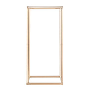 Wedding Flower Stand, 10PCS 60cm Column Flower Stand, Floral Stands with Metal Laminate, Gold Rectangular V952-HLHJLFT10J60IFM47001V0