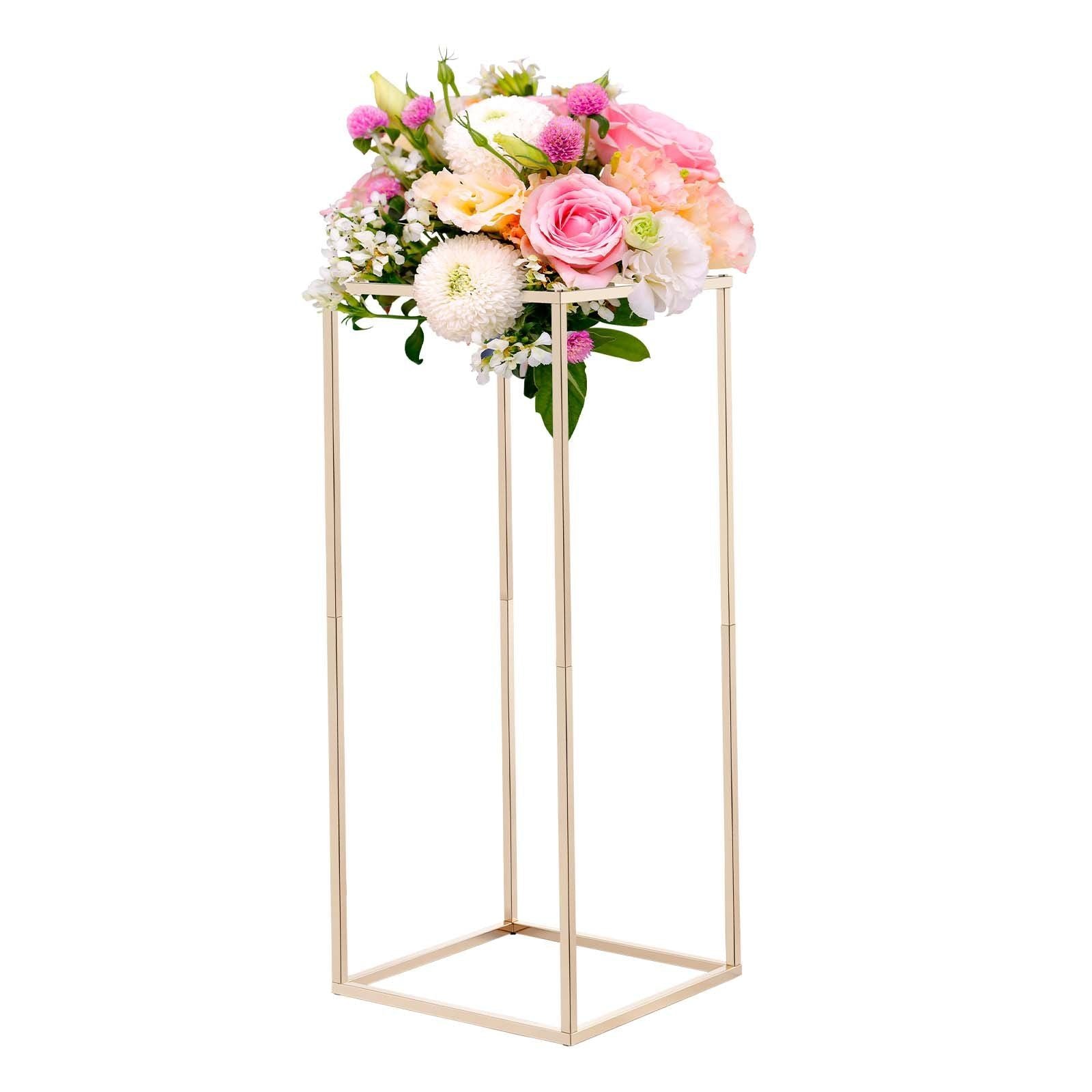 Wedding Flower Stand, 10PCS 60cm Column Flower Stand, Floral Stands with Hidden Screw, Rectangular Cubic V952-HLHJLFT10J60KTTF1001V0