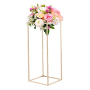 Wedding Flower Stand, 10PCS 60cm Column Flower Stand, Floral Stands with Hidden Screw, Rectangular Cubic V952-HLHJLFT10J60KTTF1001V0