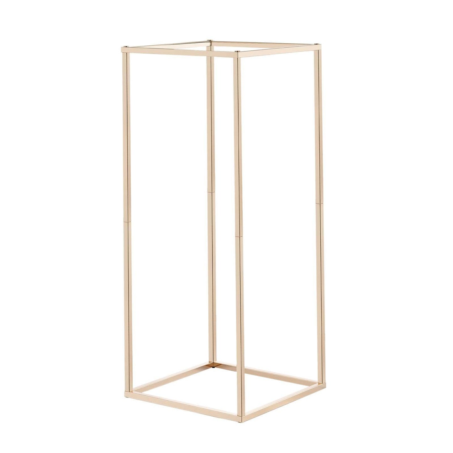 Wedding Flower Stand, 10PCS 60cm Column Flower Stand, Floral Stands with Hidden Screw, Rectangular Cubic V952-HLHJLFT10J60KTTF1001V0