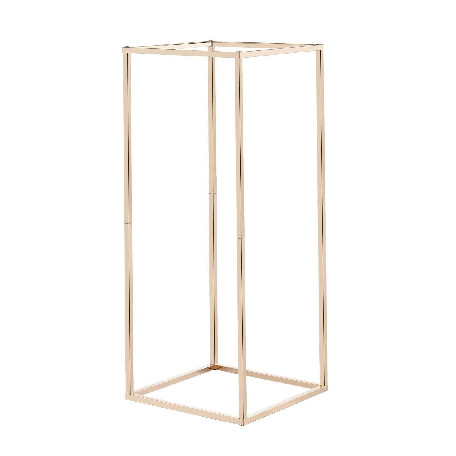 Wedding Flower Stand, 10PCS 60cm Column Flower Stand, Floral Stands with Hidden Screw, Rectangular Cubic V952-HLHJLFT10J60KTTF1001V0