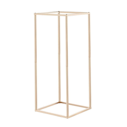 Wedding Flower Stand, 10PCS 60cm Column Flower Stand, Floral Stands with Hidden Screw, Rectangular Cubic V952-HLHJLFT10J60KTTF1001V0