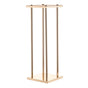 Wedding Flower Stand, 10PCS 60cm Column Flower Stand, Floral Stands with Metal Laminate, Cylindrical Cubic V952-HLHJLFT10J60MT7YR001V0