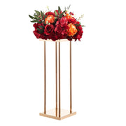 Wedding Flower Stand, 10PCS 60cm Column Flower Stand, Floral Stands with Metal Laminate, Cylindrical Cubic V952-HLHJLFT10J60MT7YR001V0