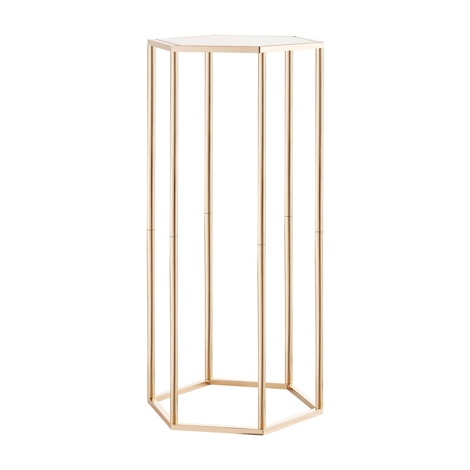 Wedding Flower Stand, 10PCS 60cm Column Flower Stand, Floral Stands with Acrylic Laminate, Hexagonal Cubic V952-HLHJLFT10J60YUXKY001V0