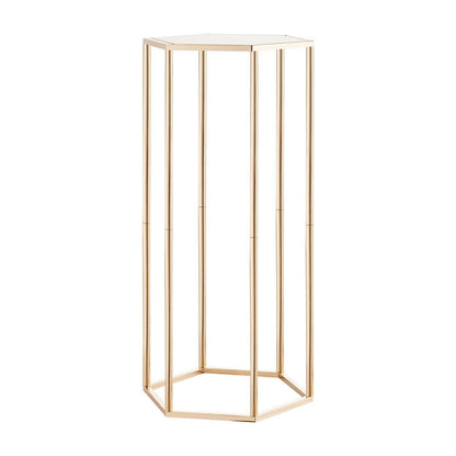 Wedding Flower Stand, 10PCS 60cm Column Flower Stand, Floral Stands with Acrylic Laminate, Hexagonal Cubic V952-HLHJLFT10J60YUXKY001V0