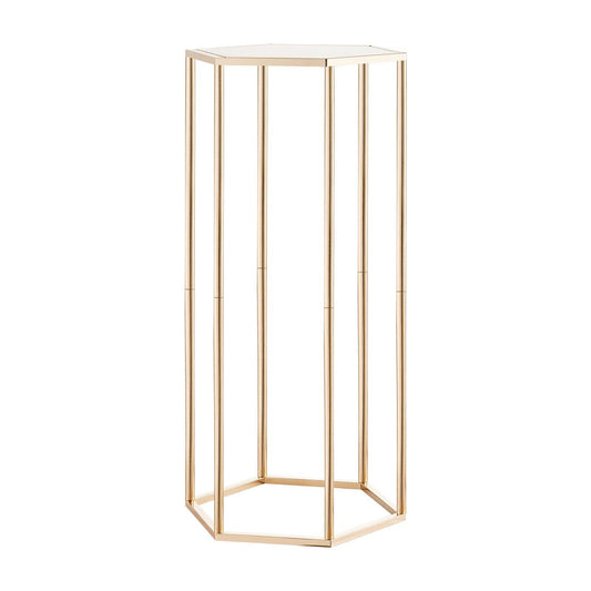 Wedding Flower Stand, 10PCS 60cm Column Flower Stand, Floral Stands with Acrylic Laminate, Hexagonal Cubic V952-HLHJLFT10J60YUXKY001V0