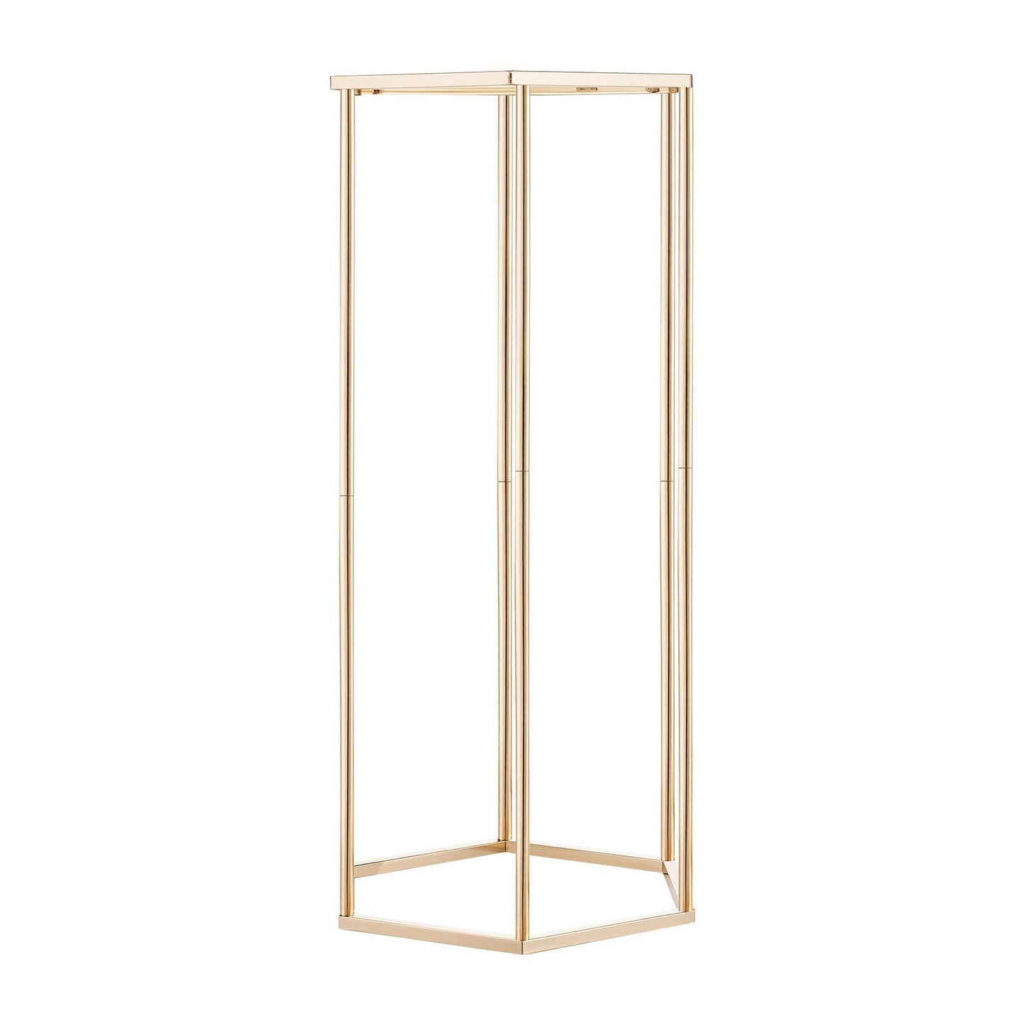 Wedding Flower Stand, 10PCS 60cm Column Flower Stand, Floral Stands with Acrylic Laminate, Hexagonal Cubic V952-HLHJLFT10J60YUXKY001V0
