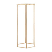 Wedding Flower Stand, 10PCS 60cm Column Flower Stand, Floral Stands with Acrylic Laminate, Hexagonal Cubic V952-HLHJLFT10J60YUXKY001V0