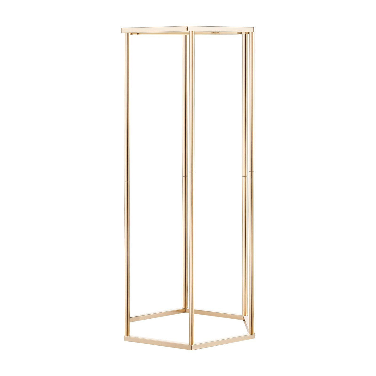 Wedding Flower Stand, 10PCS 60cm Column Flower Stand, Floral Stands with Acrylic Laminate, Hexagonal Cubic V952-HLHJLFT10J60YUXKY001V0