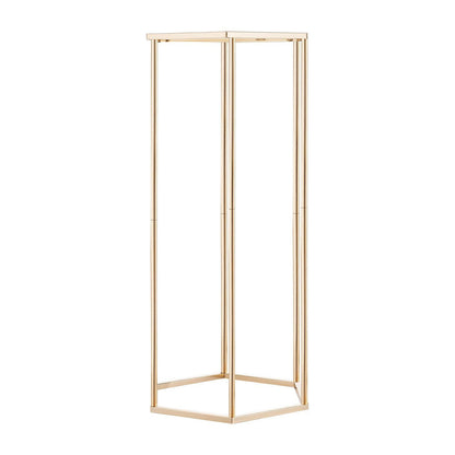Wedding Flower Stand, 10PCS 60cm Column Flower Stand, Floral Stands with Acrylic Laminate, Hexagonal Cubic V952-HLHJLFT10J60YUXKY001V0