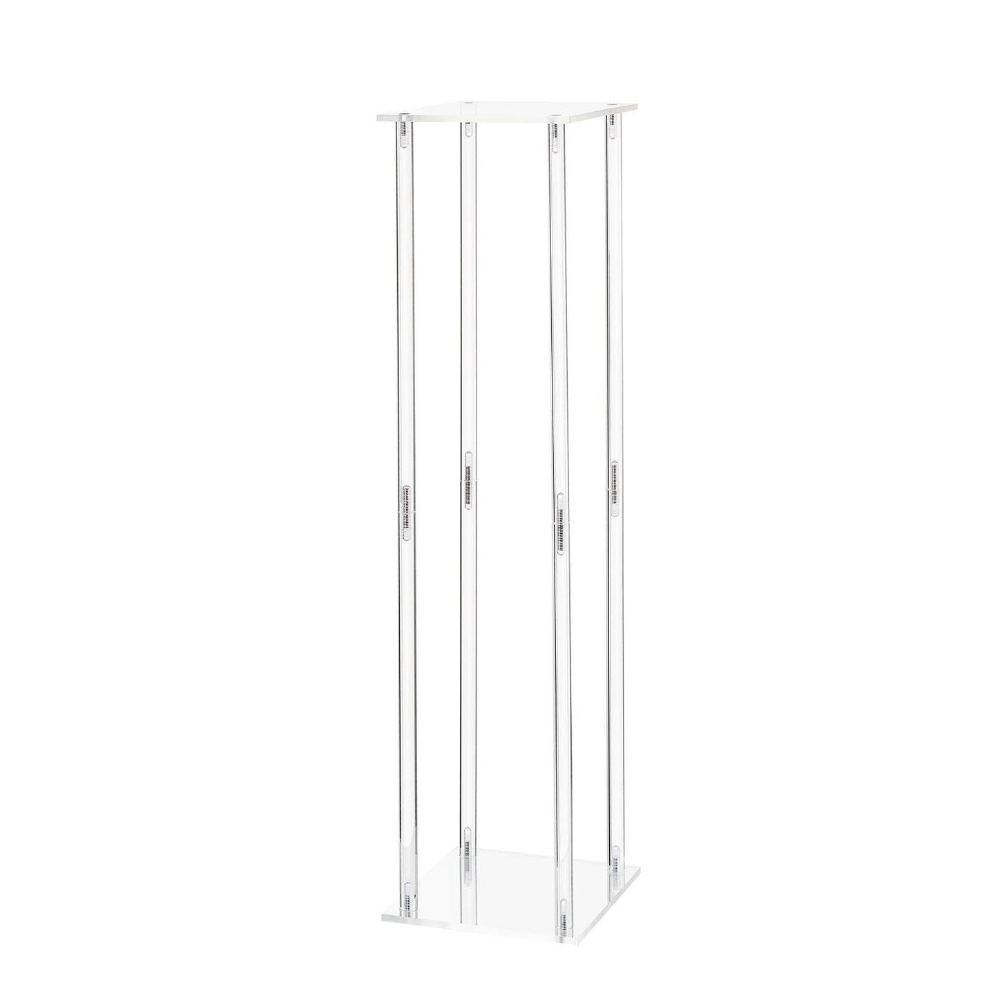 Wedding Flower Stand, 10PCS 80cm Column Flower Stand, Floral Stands with Acrylic Laminate, Cylindrical Cubic V952-HLHJLFT10J806TMWQ001V0