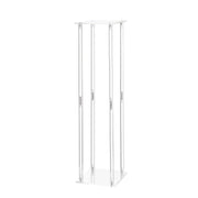 Wedding Flower Stand, 10PCS 80cm Column Flower Stand, Floral Stands with Acrylic Laminate, Cylindrical Cubic V952-HLHJLFT10J806TMWQ001V0